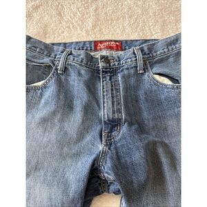 Arizona Original Straight Loose Fit Jeans Mens Sz 36X30 Blue Denim 100% Cotton